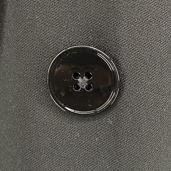 LAUREN RALPH LAUREN Blazer 18 Double Breasted Suit Coat Jacket Black - Picture 7 of 13